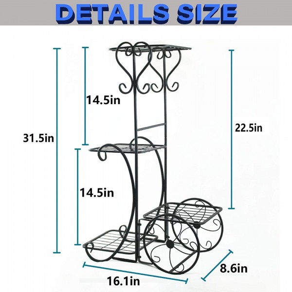     Metal Plant Stand Flower Holder